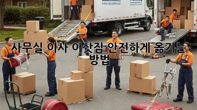 사무실 이사, 이삿짐 안전하게 옮기는 방법